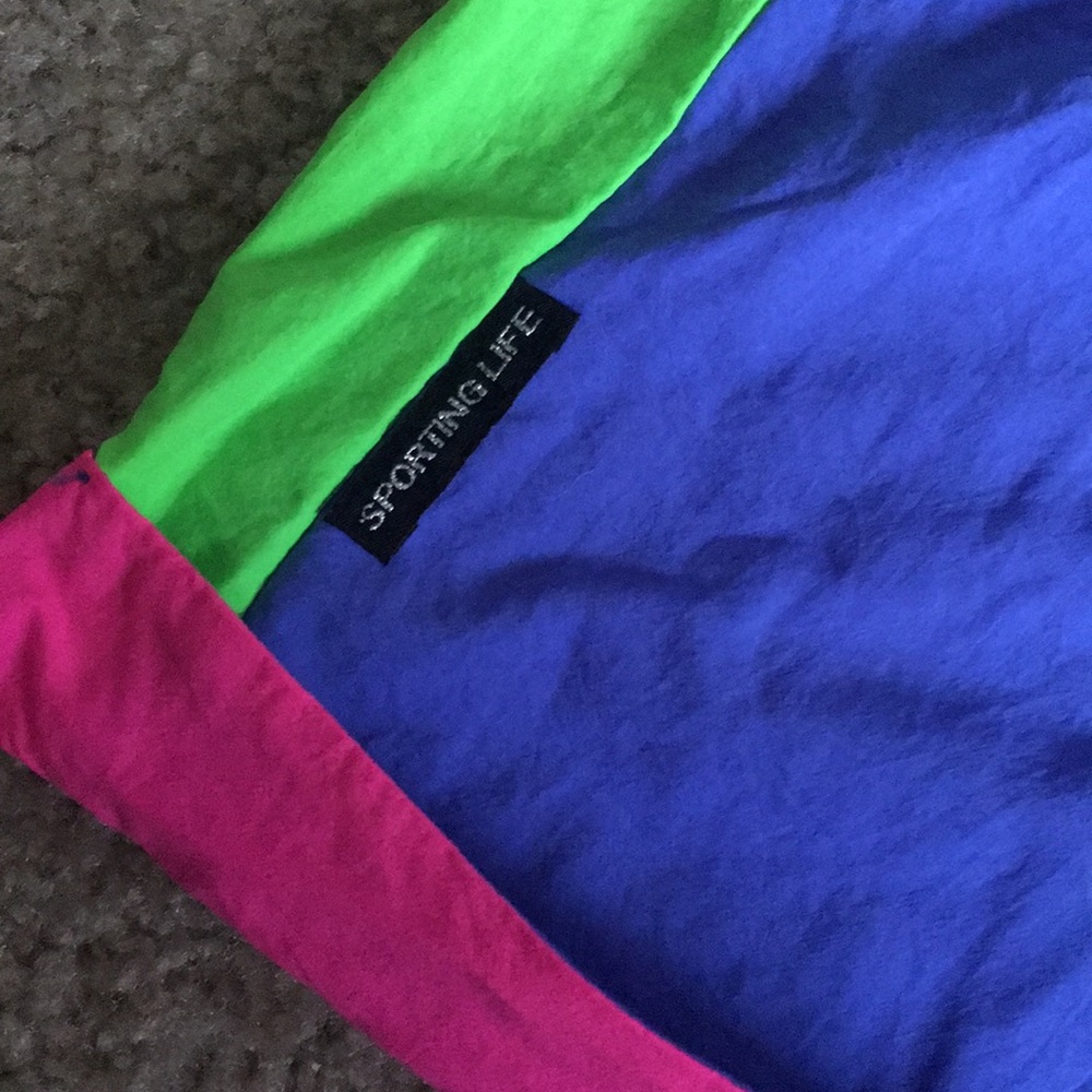 Vintage retro 80s 90s neon athletic shorts - Picture 5 of 6